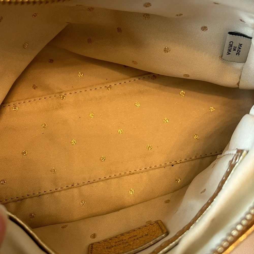 kate spade metallic gold